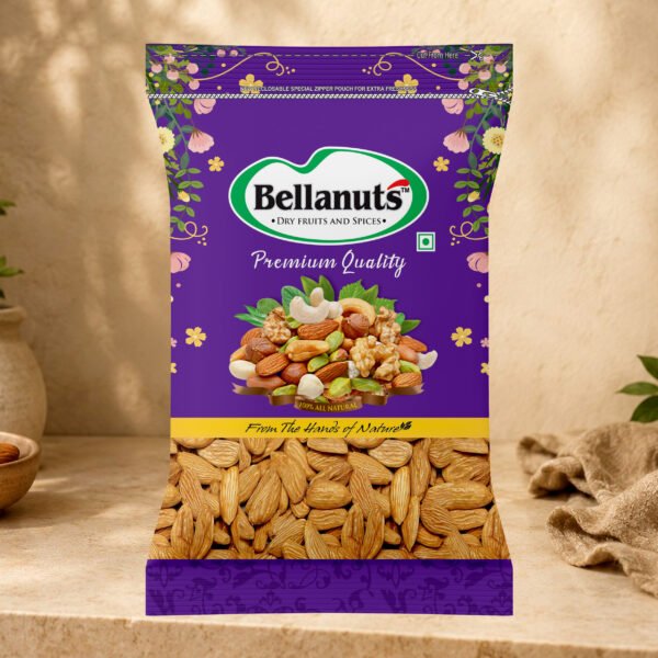 BELLANUTS Irani Mamra Almond XX 500g Premium Quality