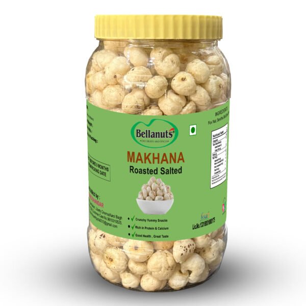 Bellanuts Roasted Makhana in Sendha Salt 150g I Classic Roasted Fox Nuts