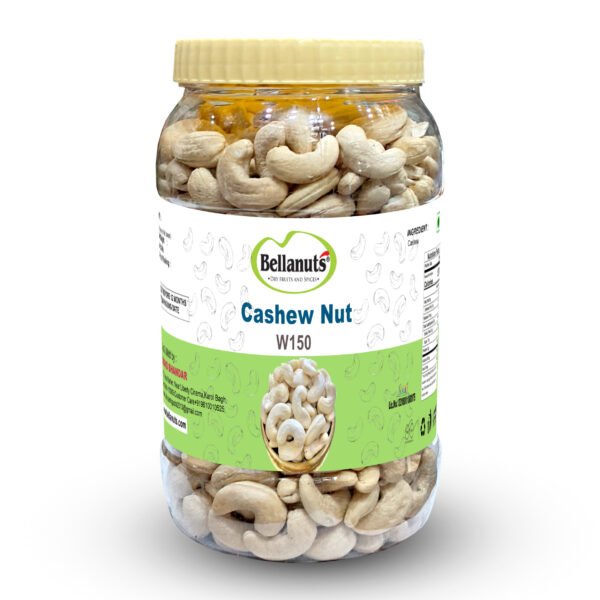 Bellanuts Cashew W-150 1Kg Cashew Nuts, Natural Whole Cashews, Crunchy and Delicious Snack