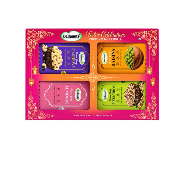 Bellanuts New Launch Dry Fruits Gift Pack Hamper.